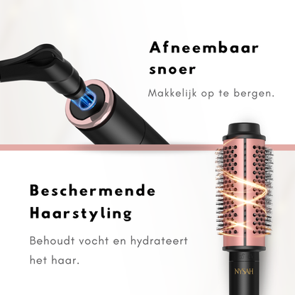 Brosse chauffante en céramique 3 en 1 Nysah.