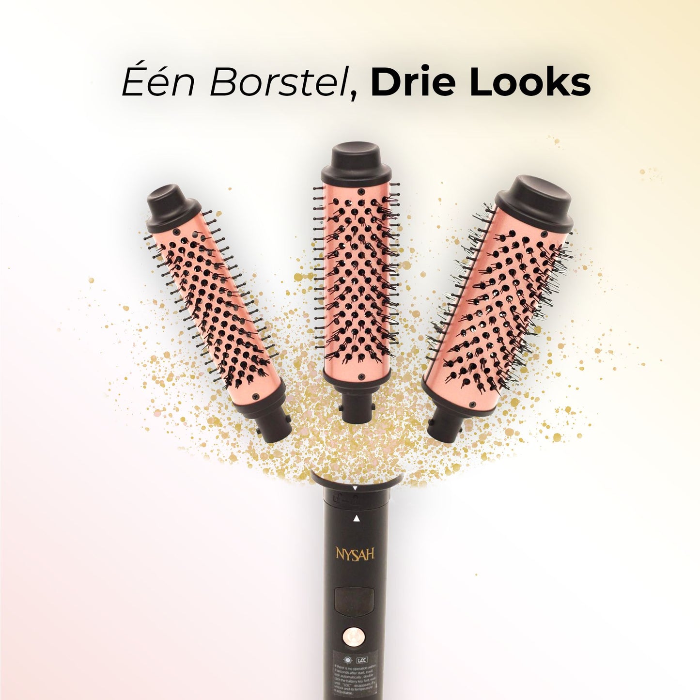 Brosse chauffante en céramique 3 en 1 Nysah.