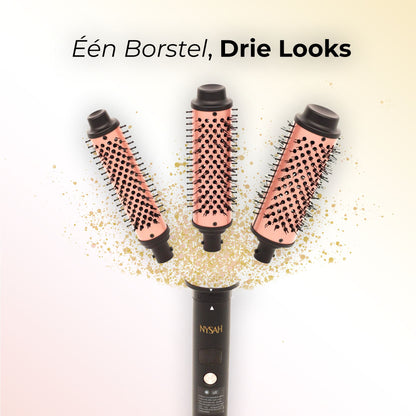 Brosse chauffante en céramique 3 en 1 Nysah.